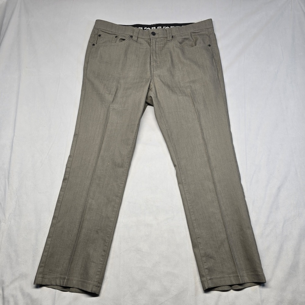 Lois Brad‎ Slim Fit Stretch Pants Men Size 36x29 Brown